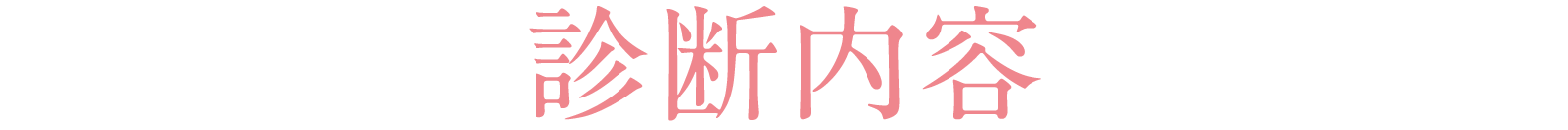 診断内容